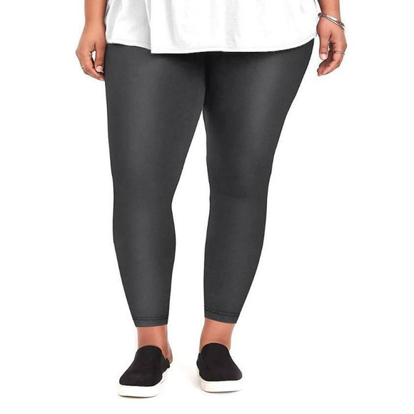 torrid Pants - New‎ 4X 26 Torrid Black Faux Leather Look Premium Crop Cropped Capri Leggings